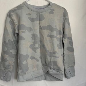 All in Motion Kids Camo Sweater - Gray and Cream